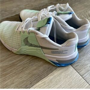 Nike Metcon 7 Training Shoes - White and Mint